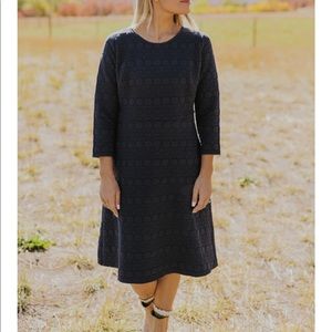 Roolee Lany Textured MOM dress NWOT